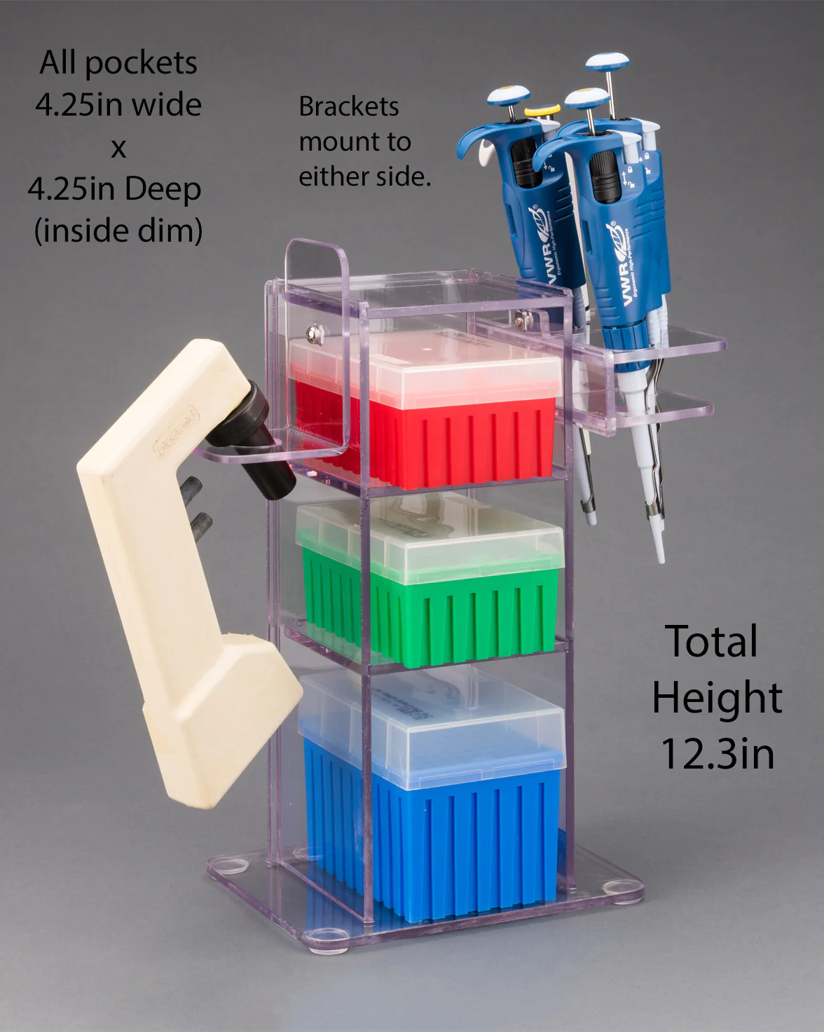Lab Bench Vertical Organizer (PETG)