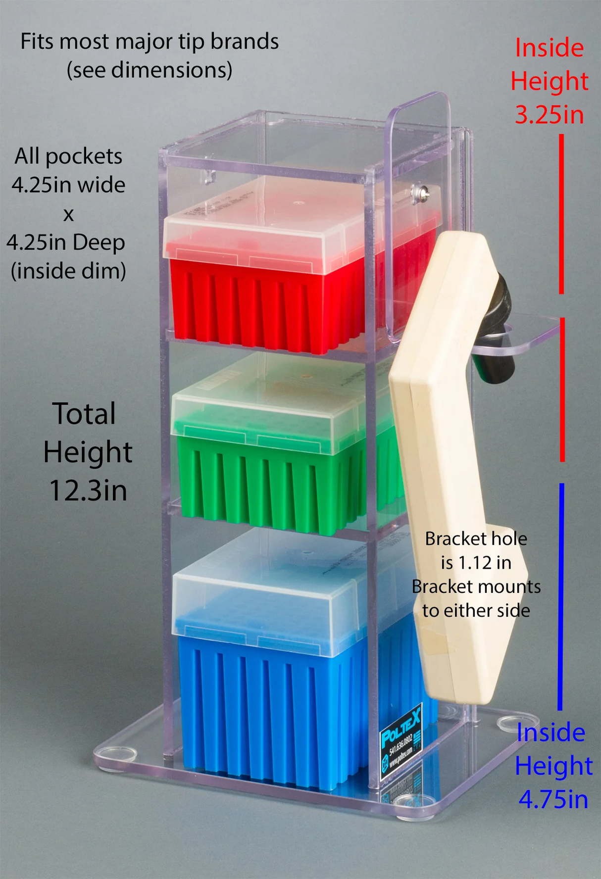 Lab Bench Vertical Organizer (PETG)