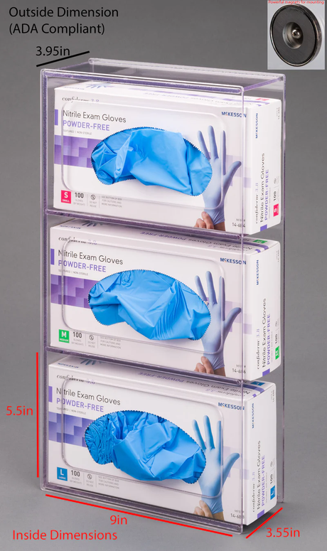 Glove Box Holder ST (w/Magnets)