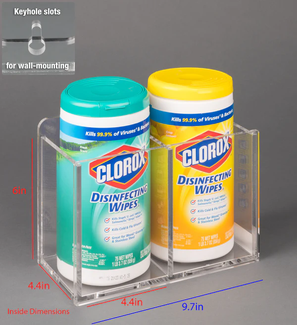 Wipe Tub Holder-4.5x4.5x7 (WIPES NOT INCLUDED)