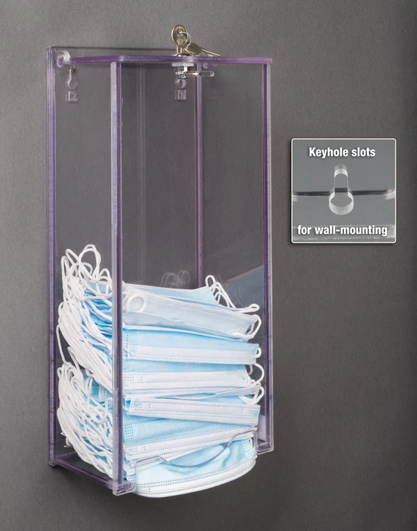 Locking Earloop Mask Dispenser