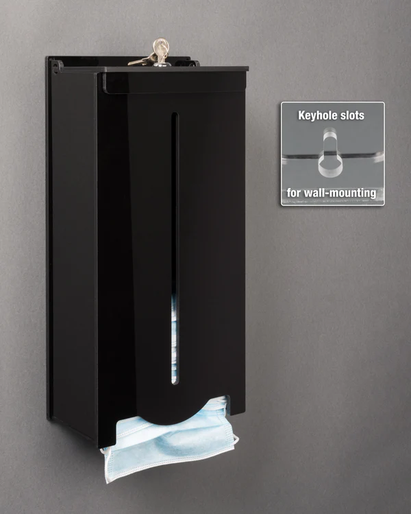 Locking Earloop Mask Dispenser