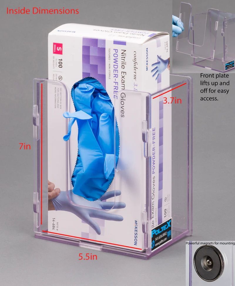 Short Glove Box Holder (Magnet Mount)