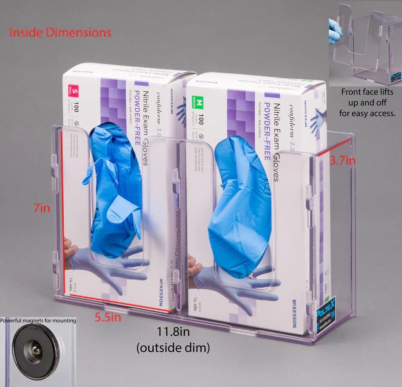 Short Glove Box Holder (Magnet Mount)