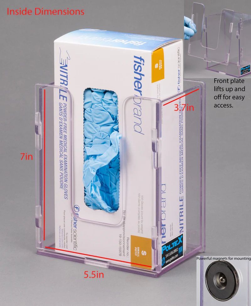 Short Glove Box Holder (Magnet Mount)