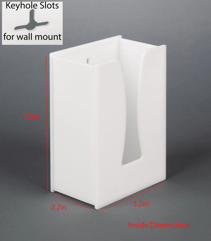 Tissue Box Holder, White