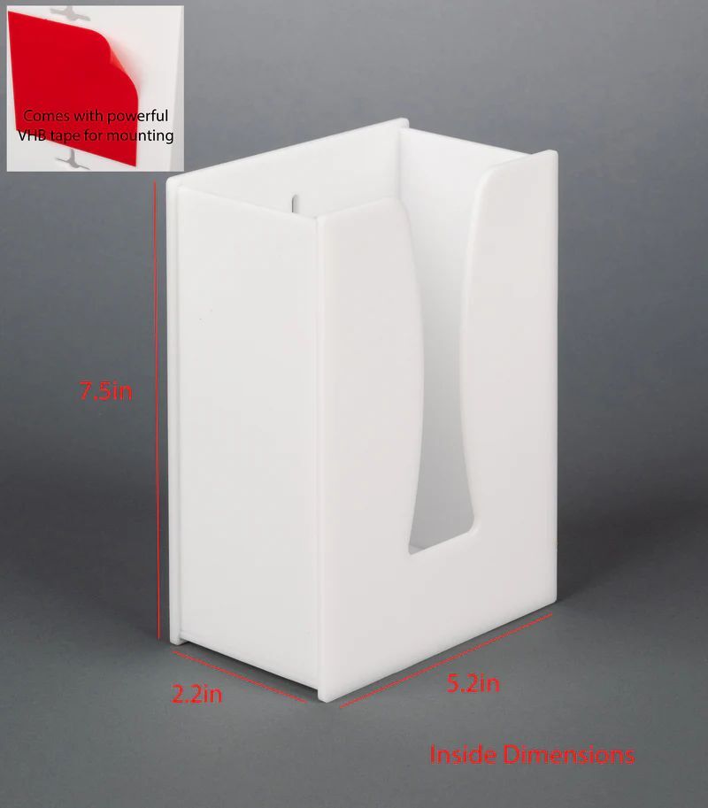 Tissue Box Holder, White