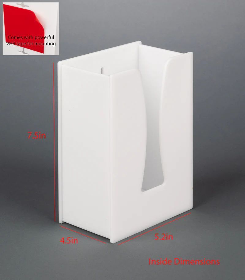 Tissue Box Holder, White