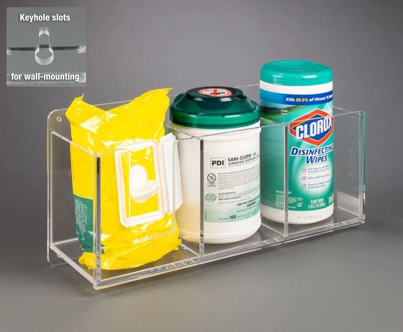 Triple Wipe Holder-2 Tub, Packet