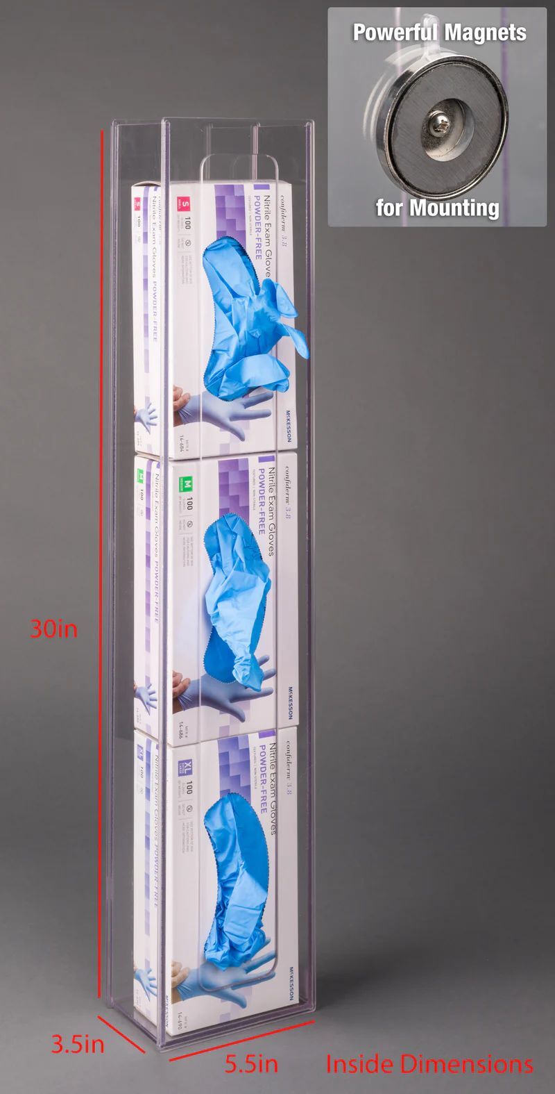 Narrow Glove Box Holder