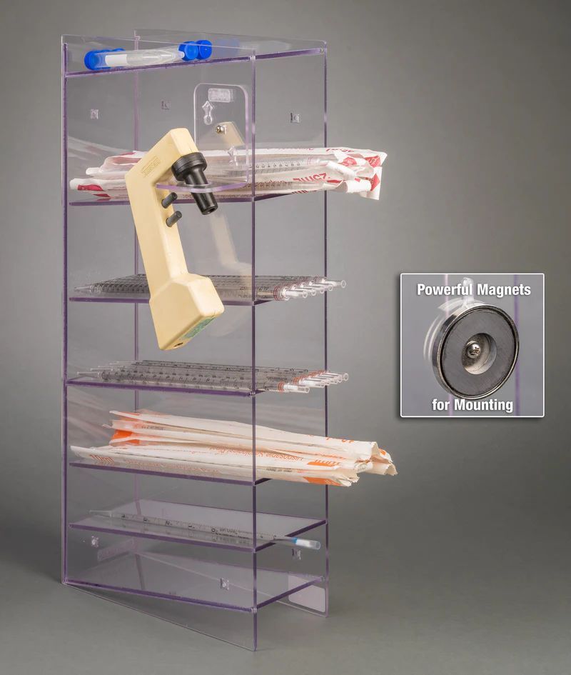 6 Pocket Serological Pipette Holder (PETG)