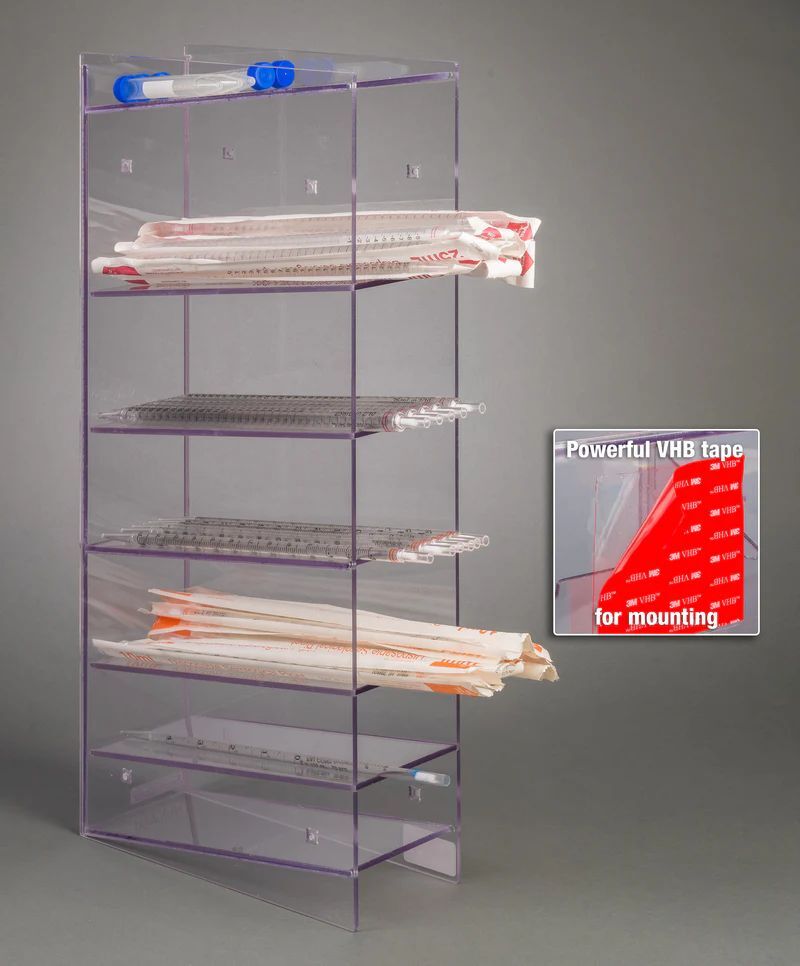 6 Pocket Serological Pipette Holder (PETG)