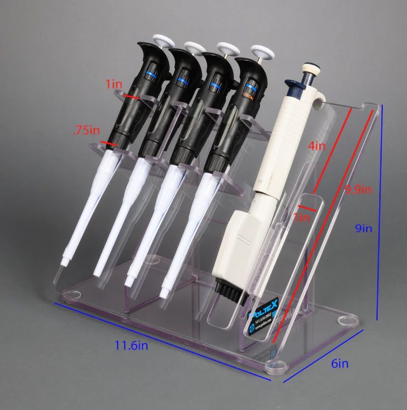 Pipette Rack-4 Pip/2 Multichannel or 5 Pip/1 Multichannel