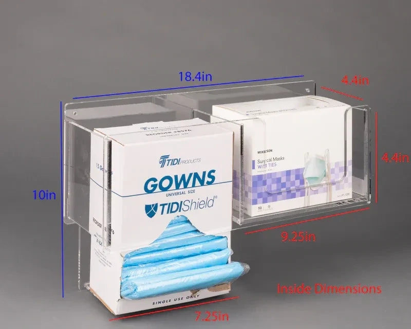 Isolation Item (Gown/Mask) Wall Organizer