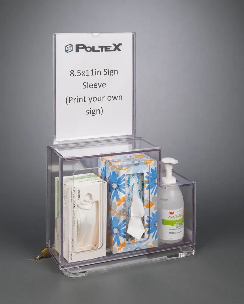 Theft Deterrent/Locking Respiratory Hygiene Station G