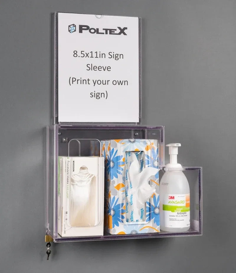 Theft Deterrent/Locking Respiratory Hygiene Station G