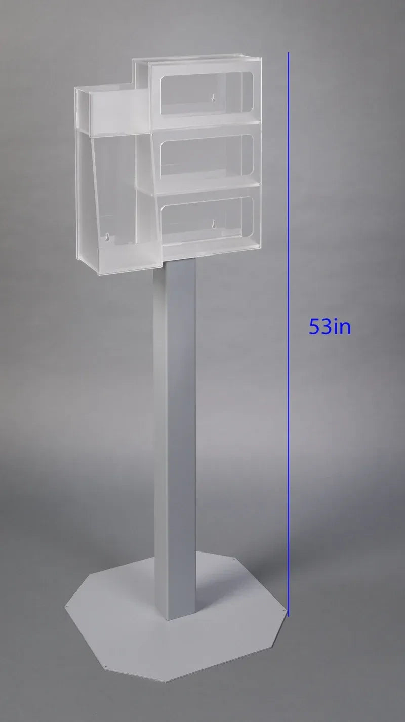 Disinfecting Station-Frosted Acrylic