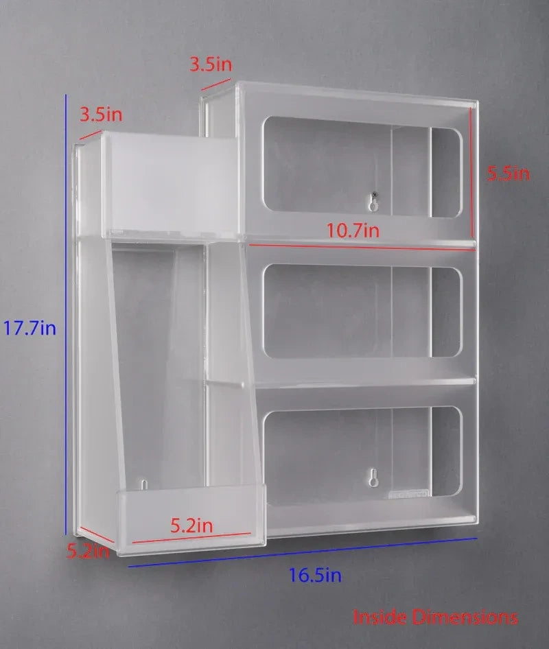 Disinfecting Station-Frosted Acrylic