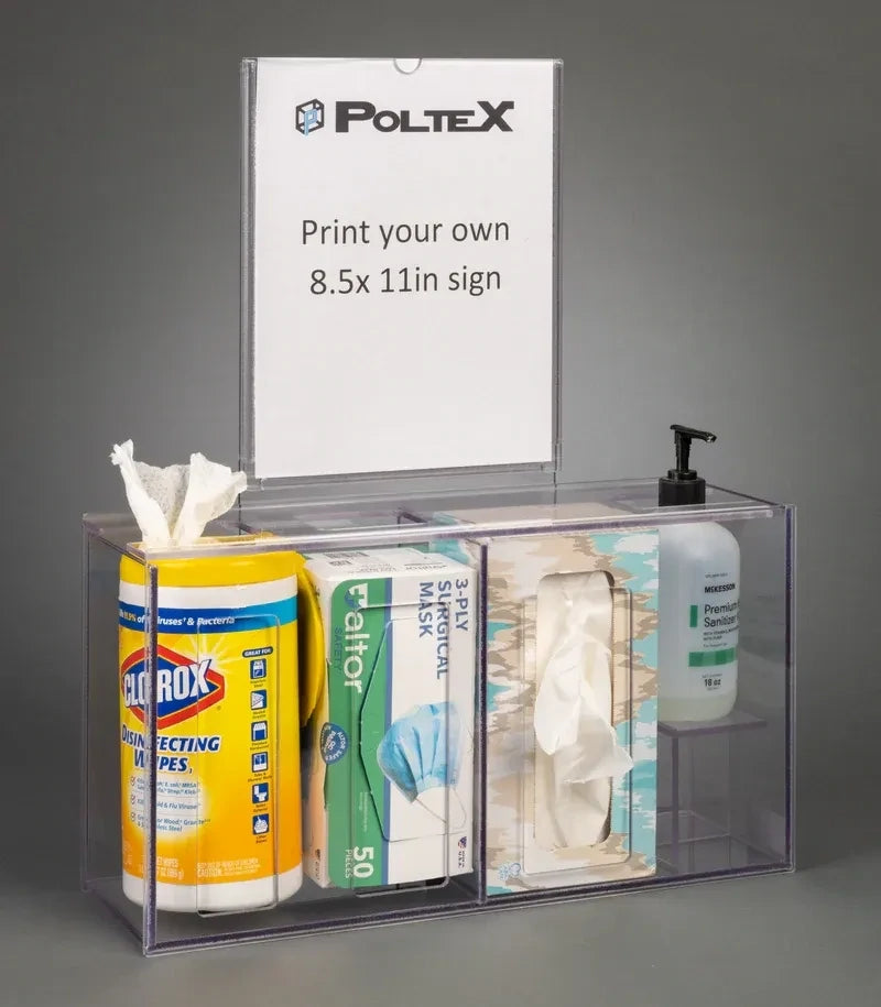 Sanitizing Station with Sign Sleeve