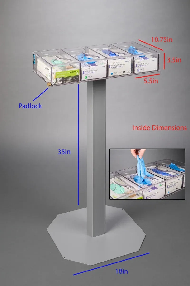 No Waste Glove Box Holder on Stand