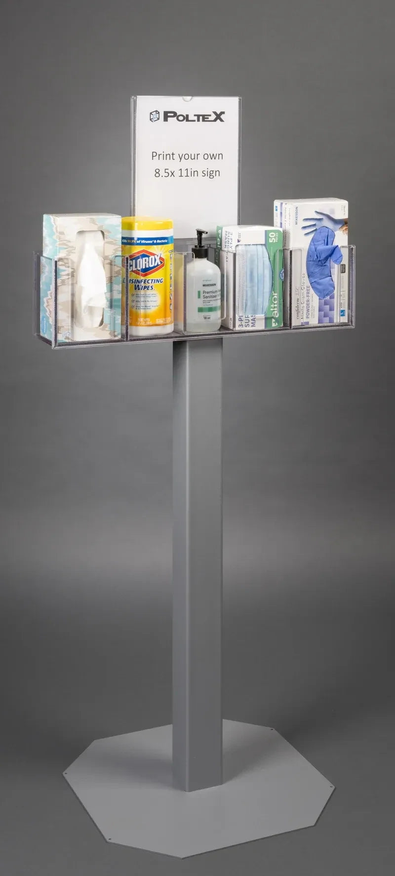 Respiratory Hygiene Station w/ Sleeve Sign