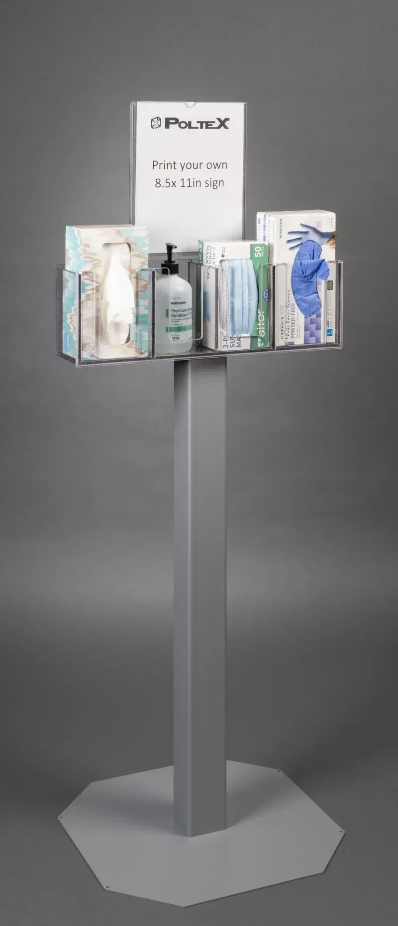 Respiratory Hygiene Station w/ Sleeve Sign