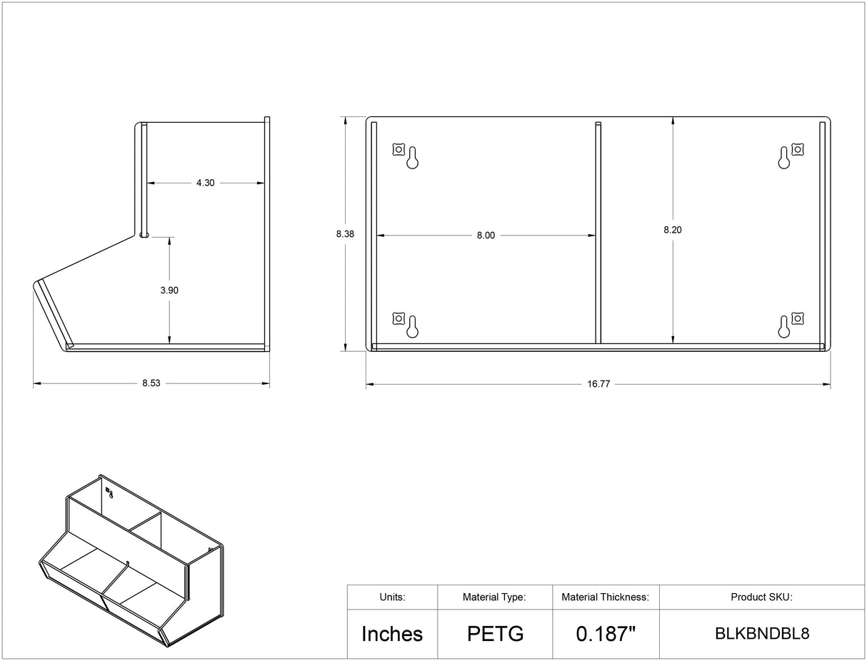 BLKBNDBL8-W, BLKBNDBL8-M, BLKBNDBL8-T