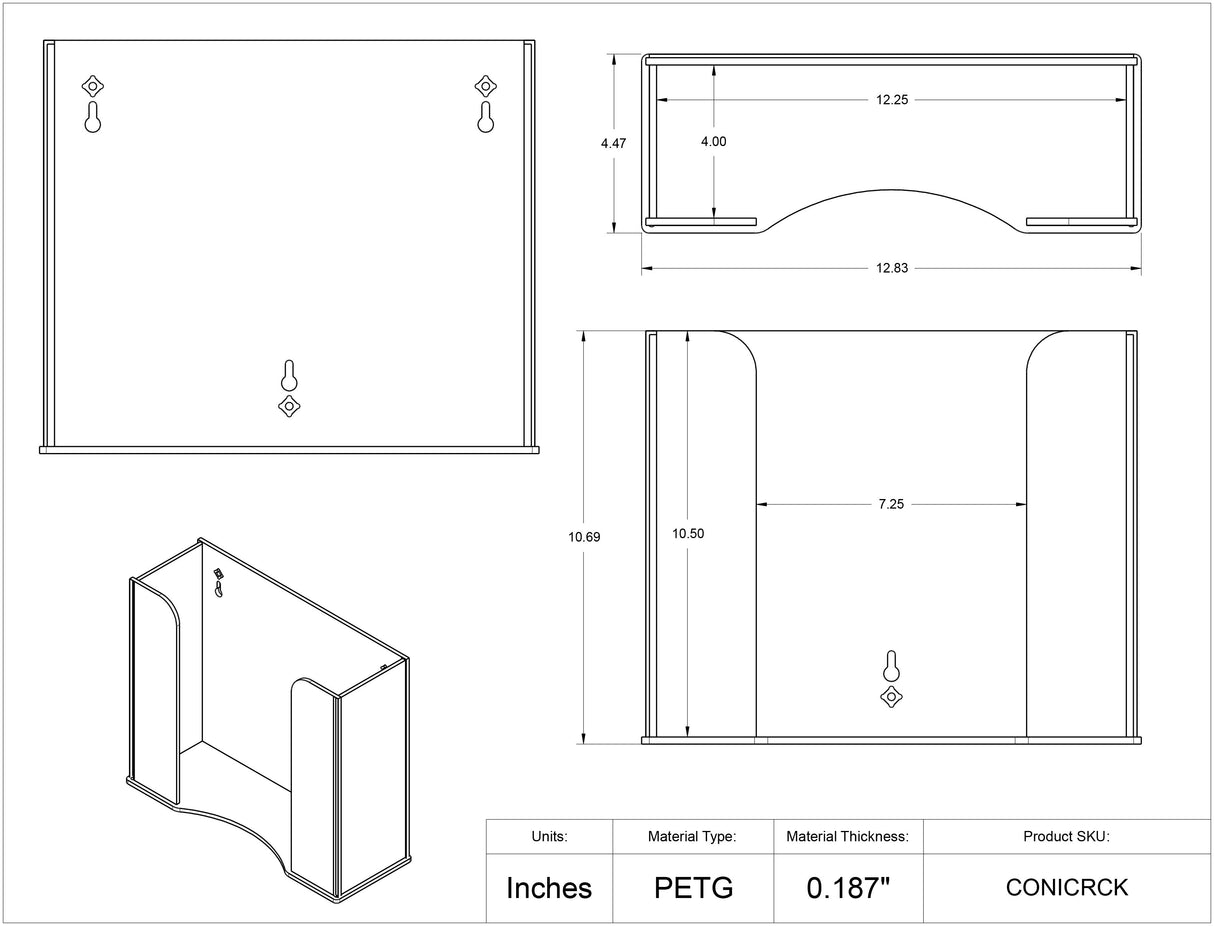 CONICRCK-M, CONICRCK-T, CONICRCK-W