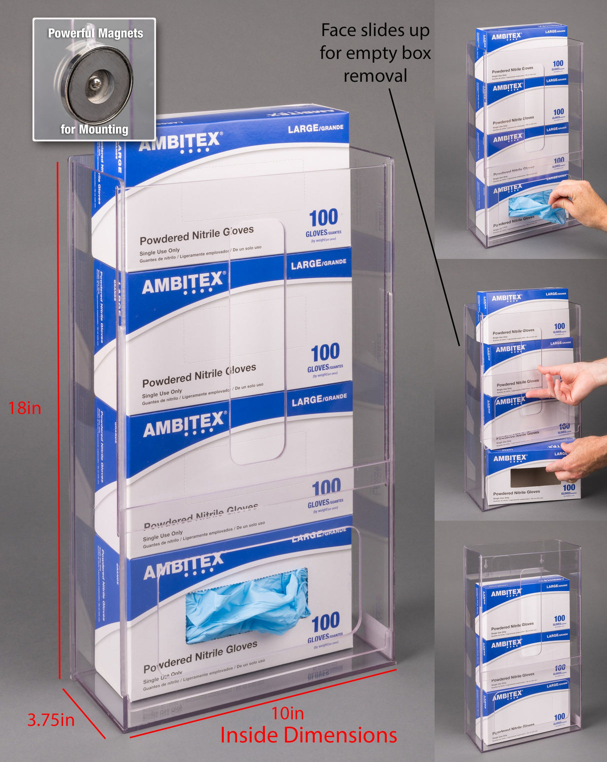 Visual Management Glove Box Holder