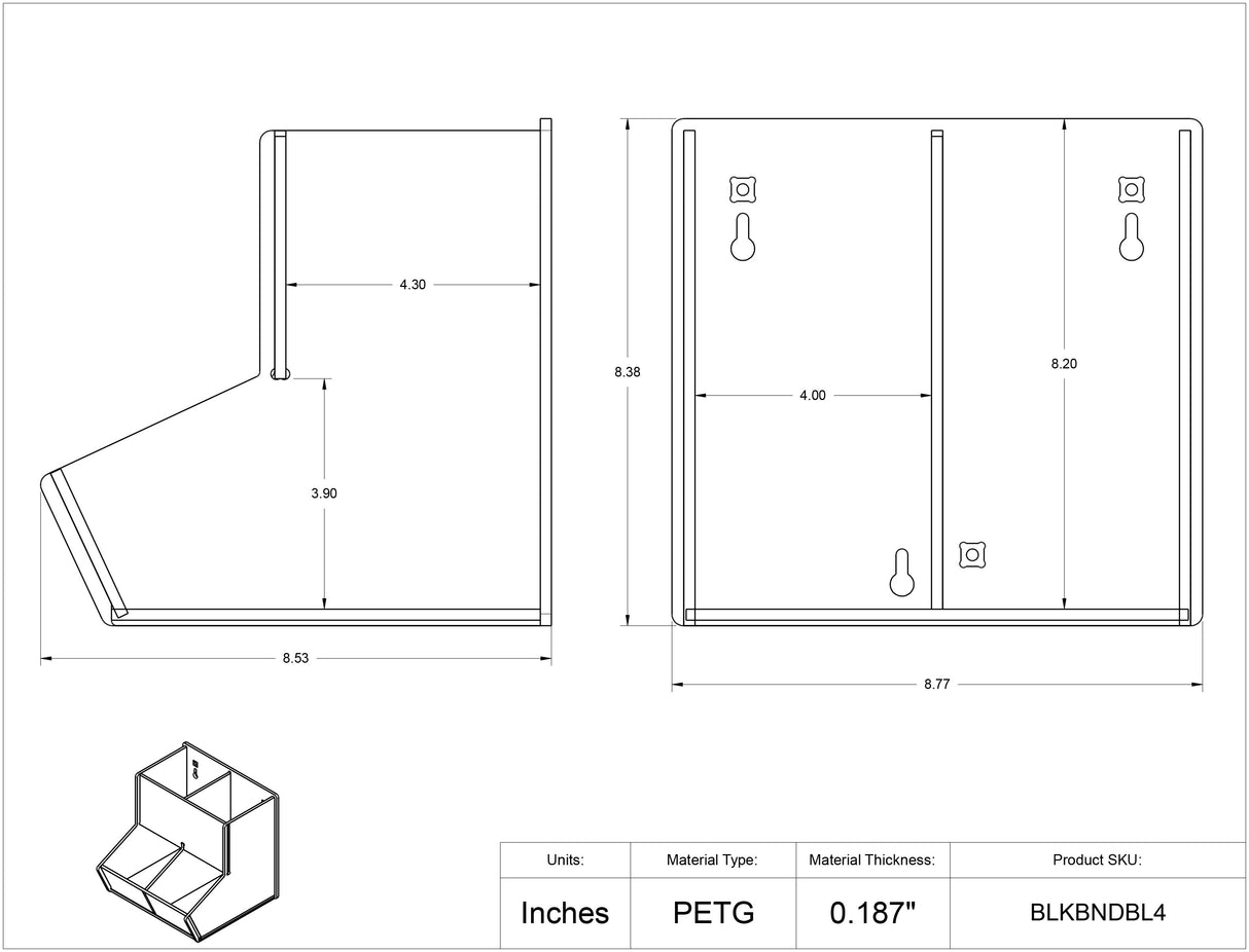 BLKBNDBL4-W, BLKBNDBL4-M, BLKBNDBL4-T