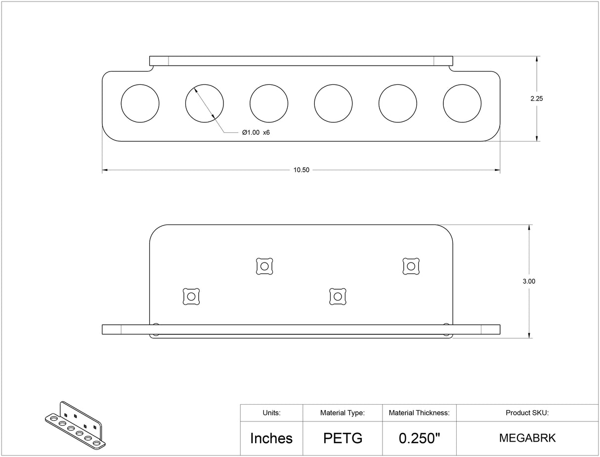 MEGABRK6-M, MEGABRK6-T, MEGABRK6-W