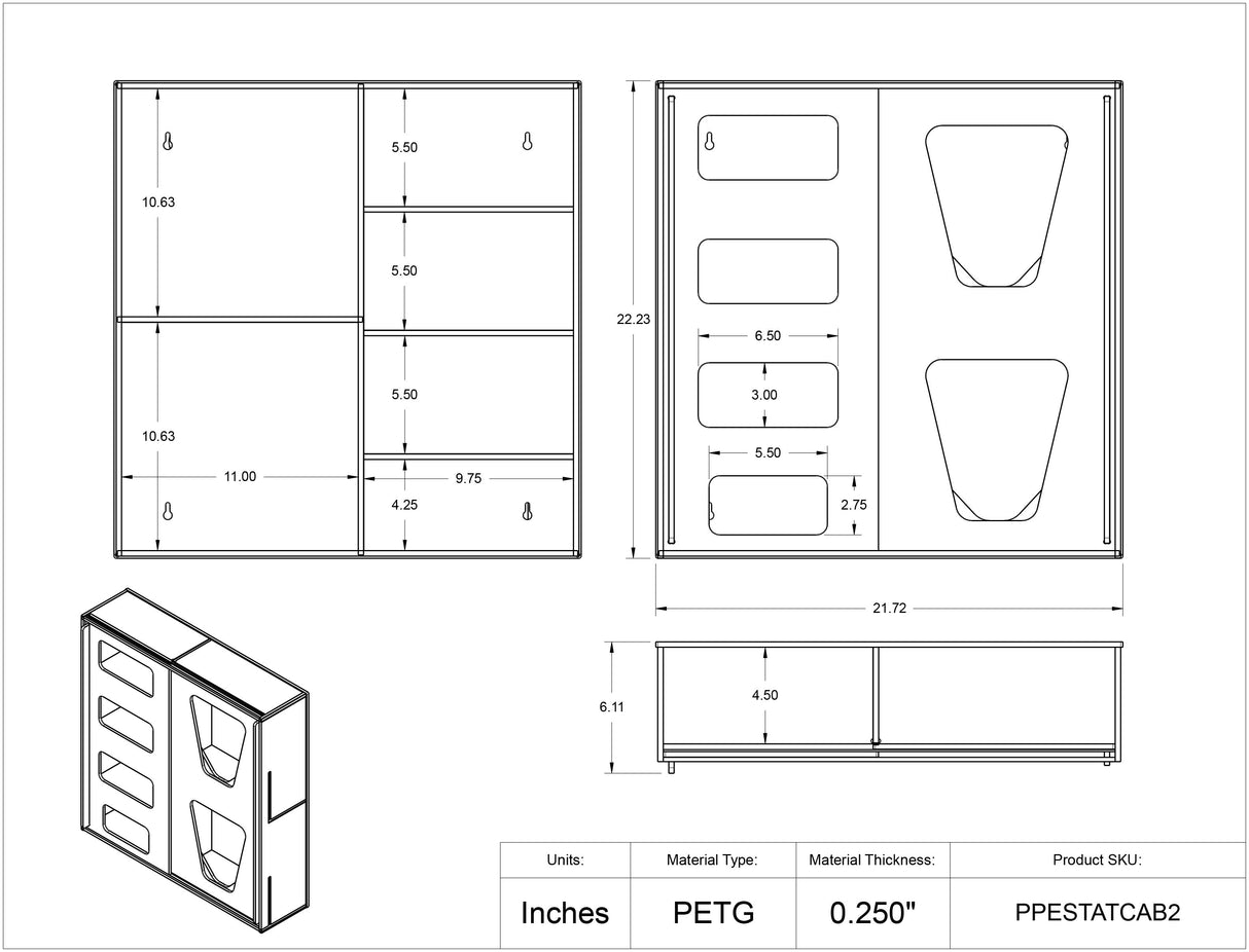 PPESTATCAB2-DH, PPESTATCAB2-W