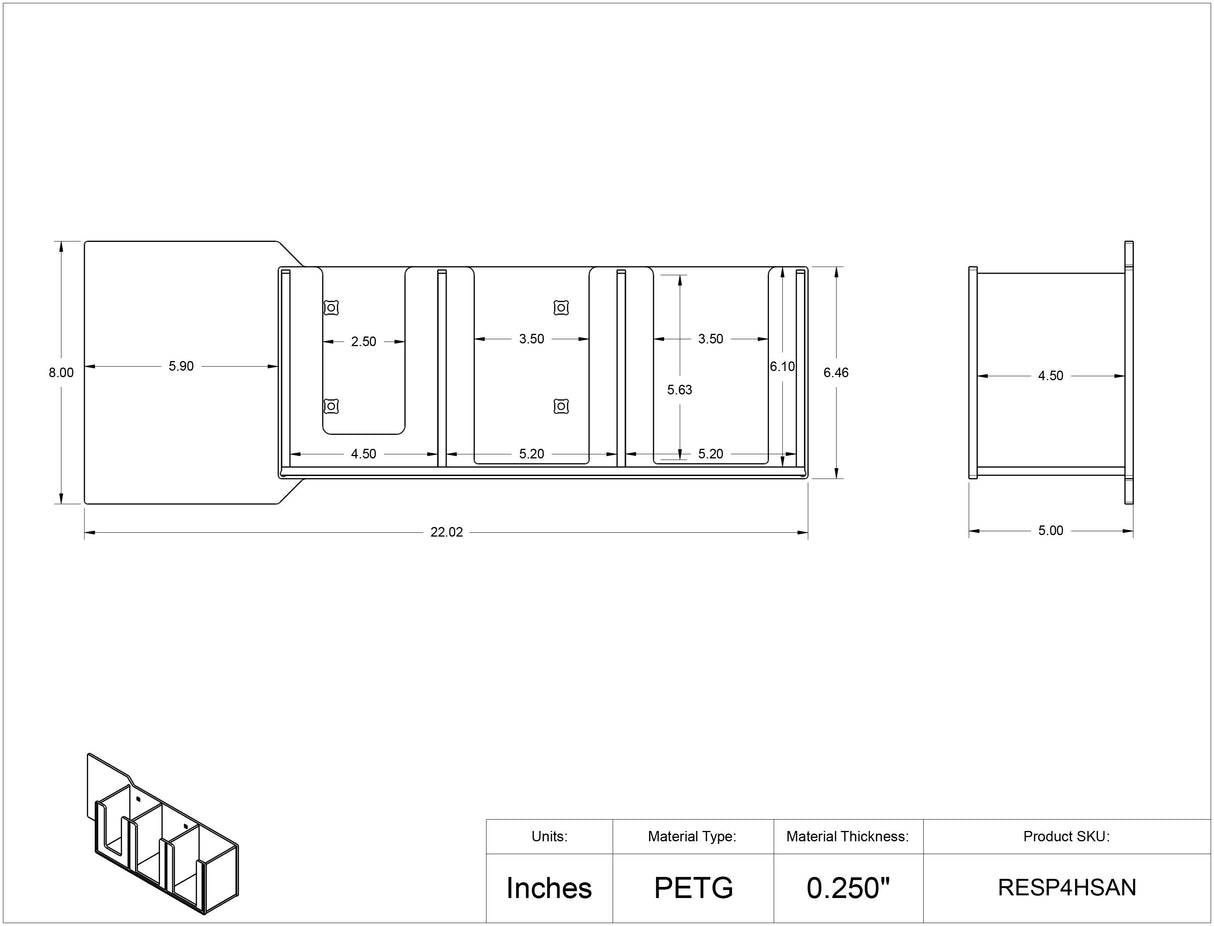 RESP4HSAN-3STL-SLV, RESP4HSAN-3STL