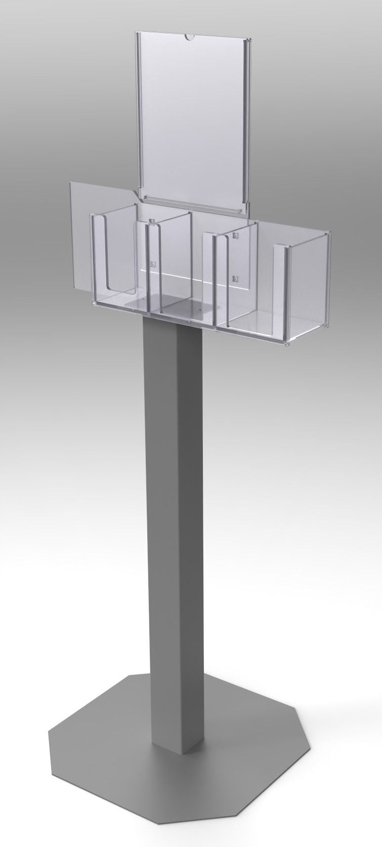Respiratory Hygiene Station w/Touch Free Mounting Space