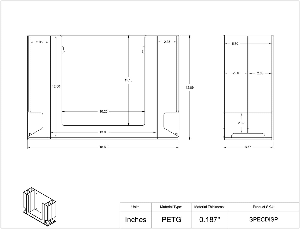 SPECDISP-M, SPECDISP-T, SPECDISP-W