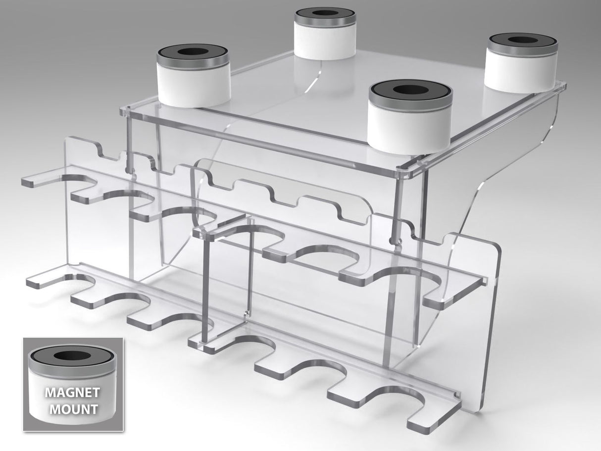 Undermount Integra/Sartorius Pipettor Rack-6 Position