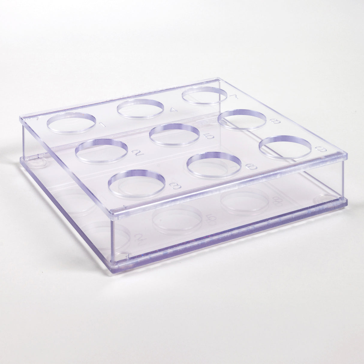 Specimen Container Holder 8.5x8.5, eng.