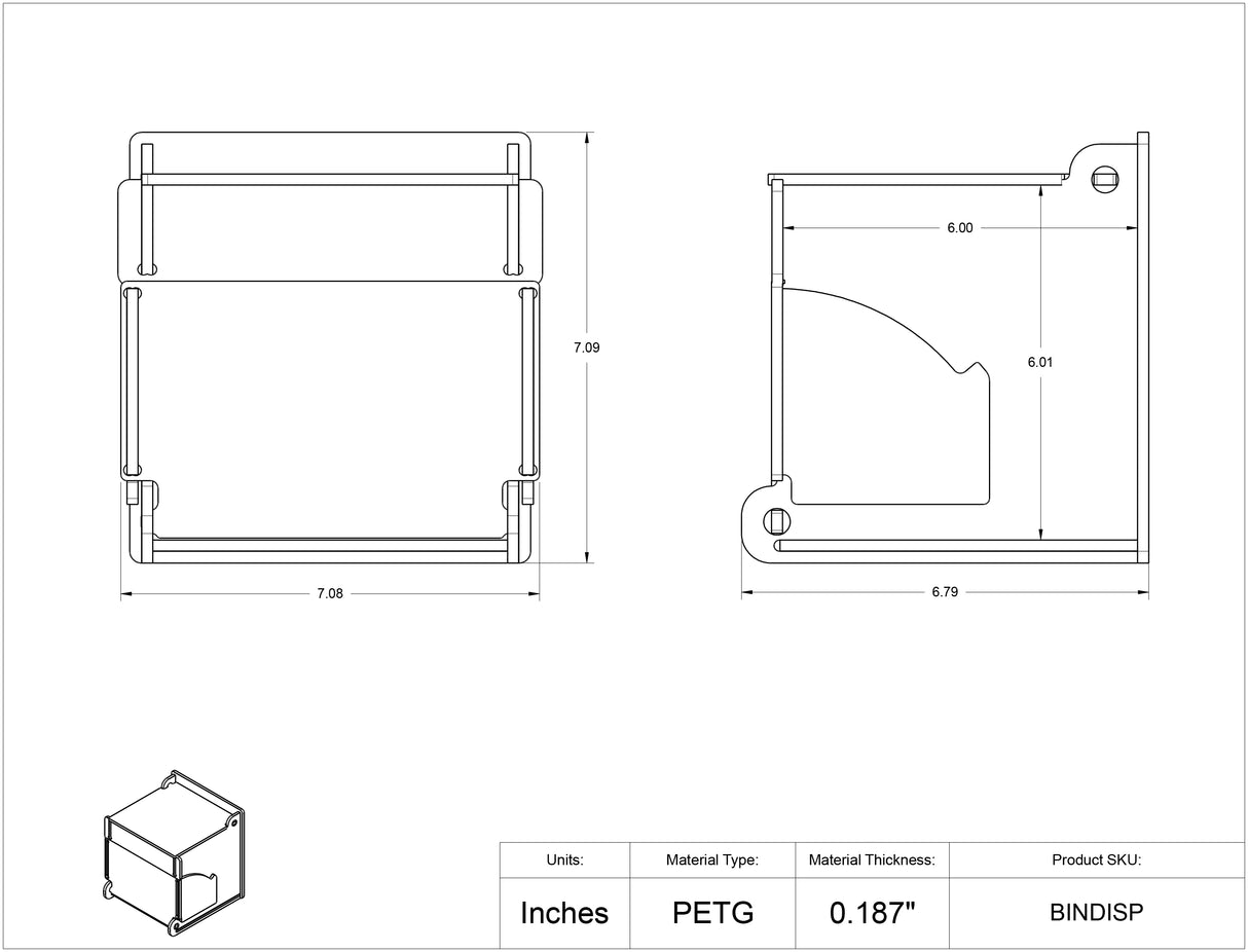 BINDISP-M, BINDISP-T, BINDISP-W