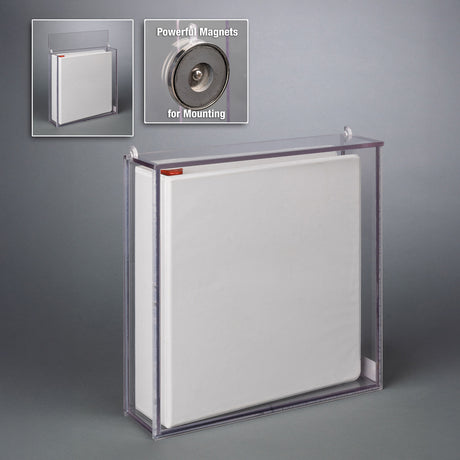 3 Ring Binder Holder with Lid