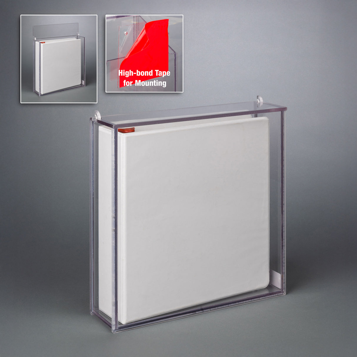 3 Ring Binder Holder with Lid