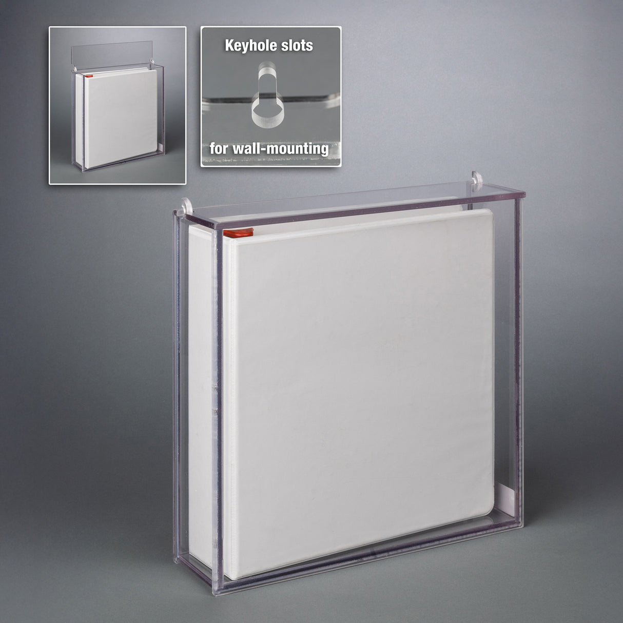 3 Ring Binder Holder with Lid