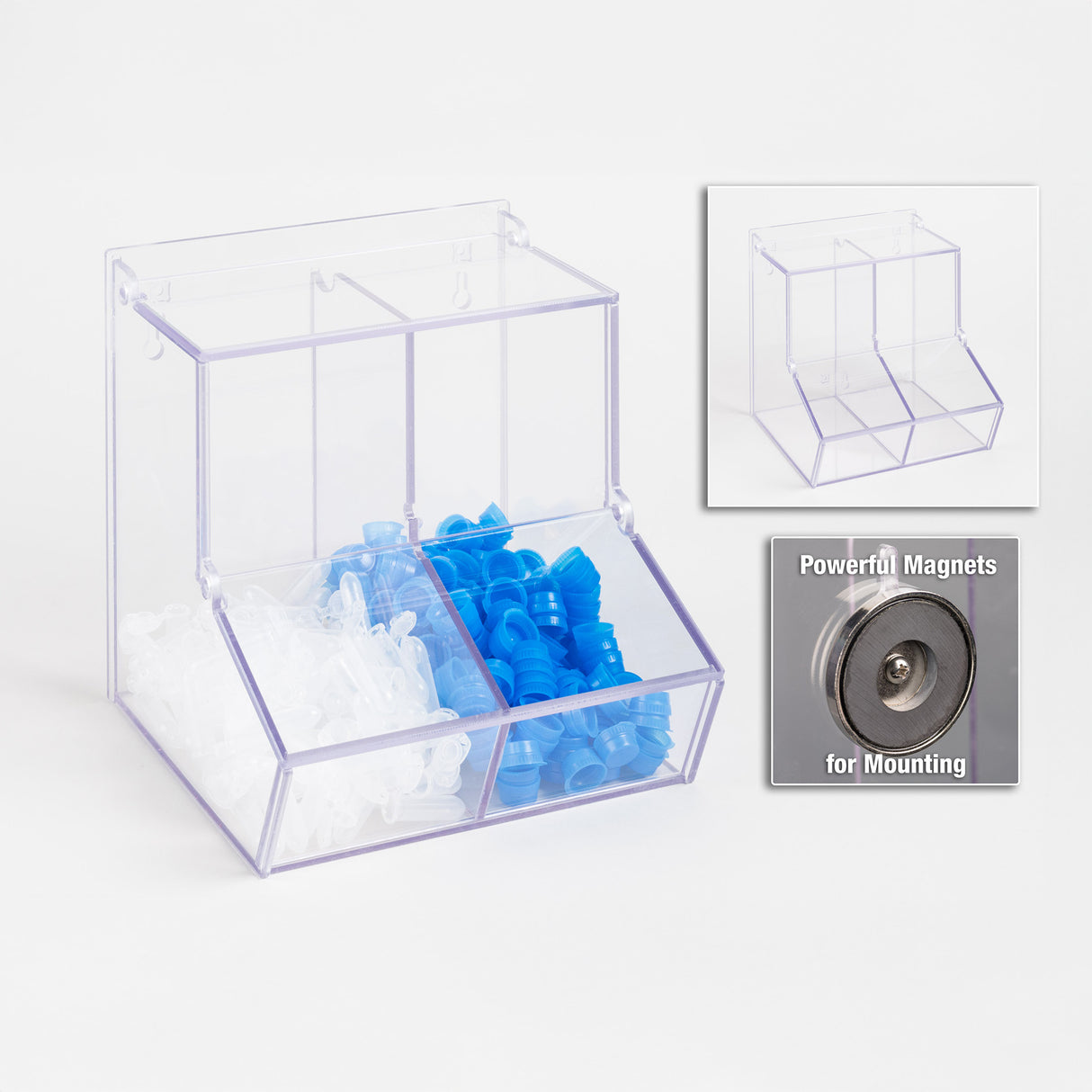 Double Bulk Bins With Lid