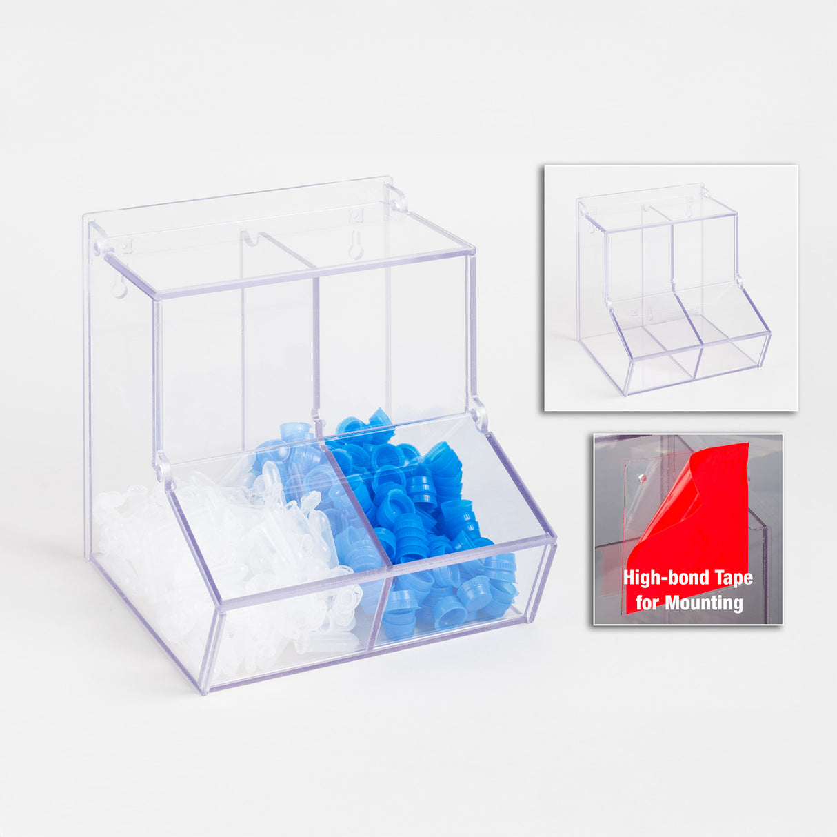 Double Bulk Bins With Lid