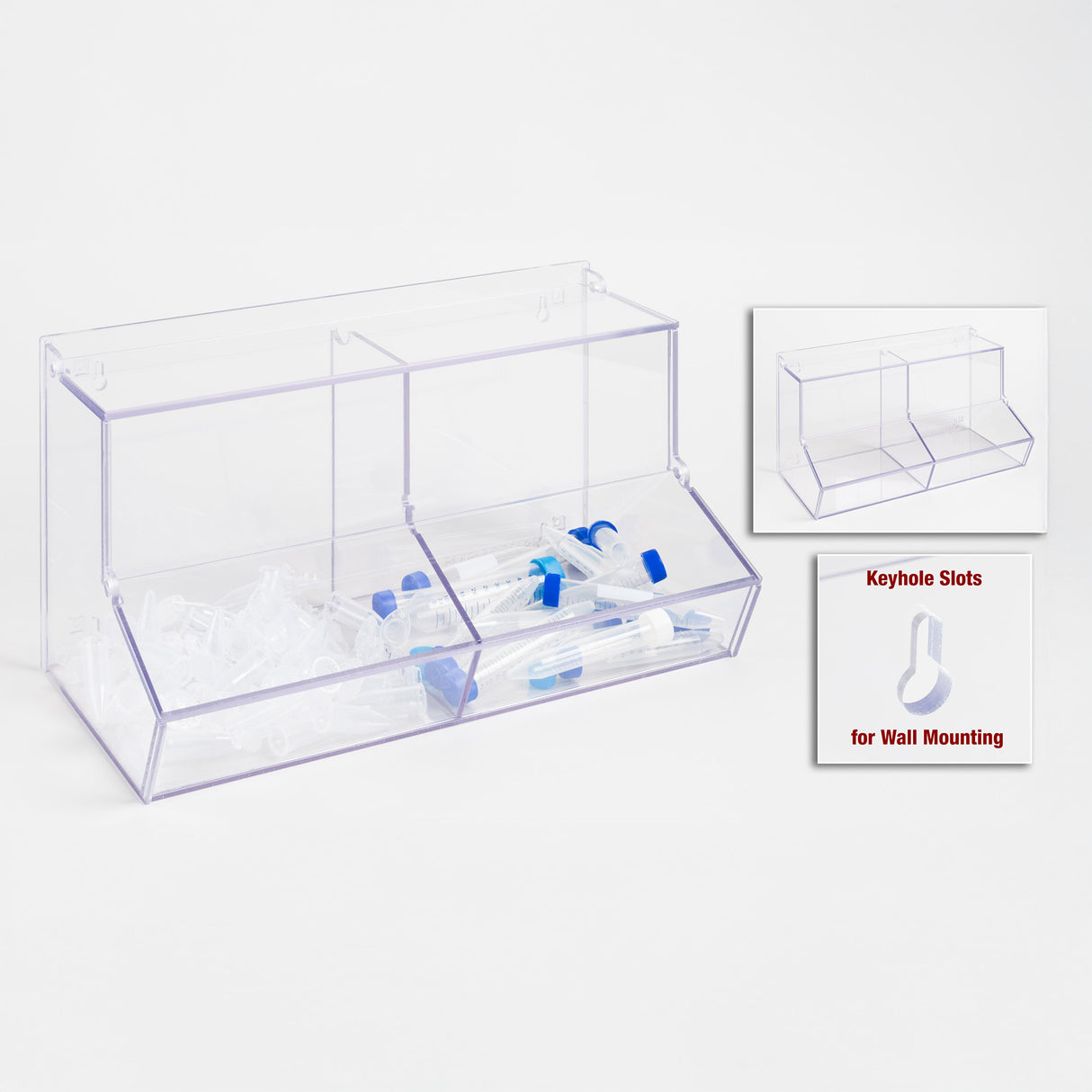 Double Bulk Bins With Lid