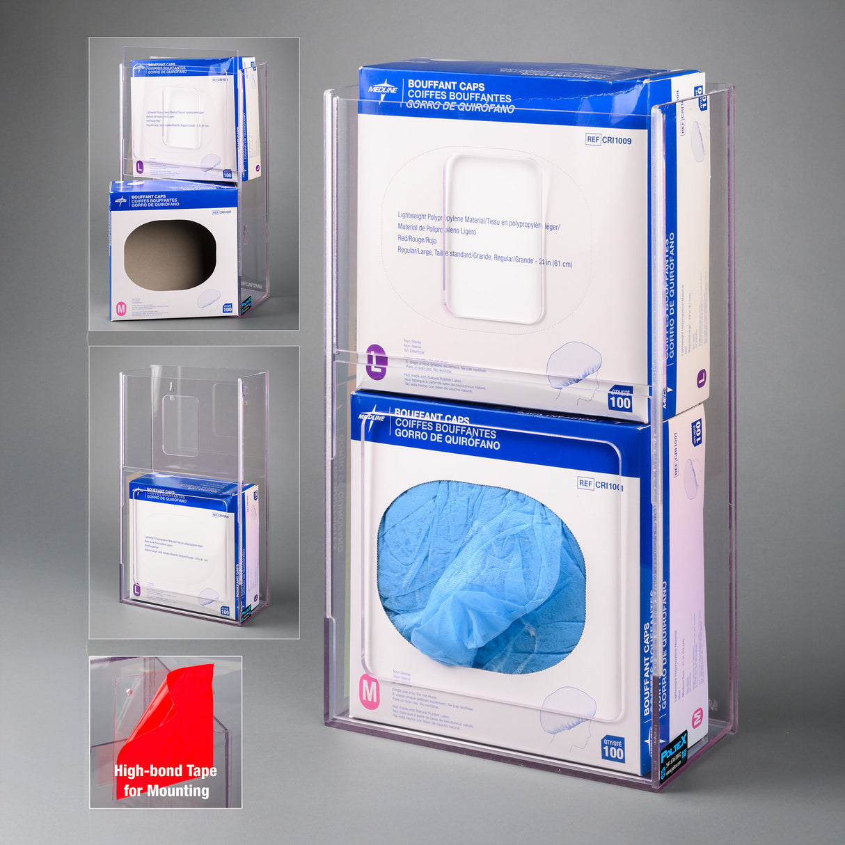 Visual Management Bouffant Cap Holder-2 box