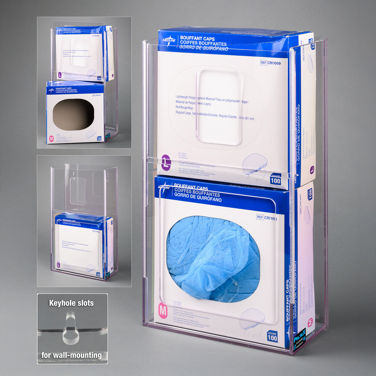 Visual Management Bouffant Cap Holder-2 box