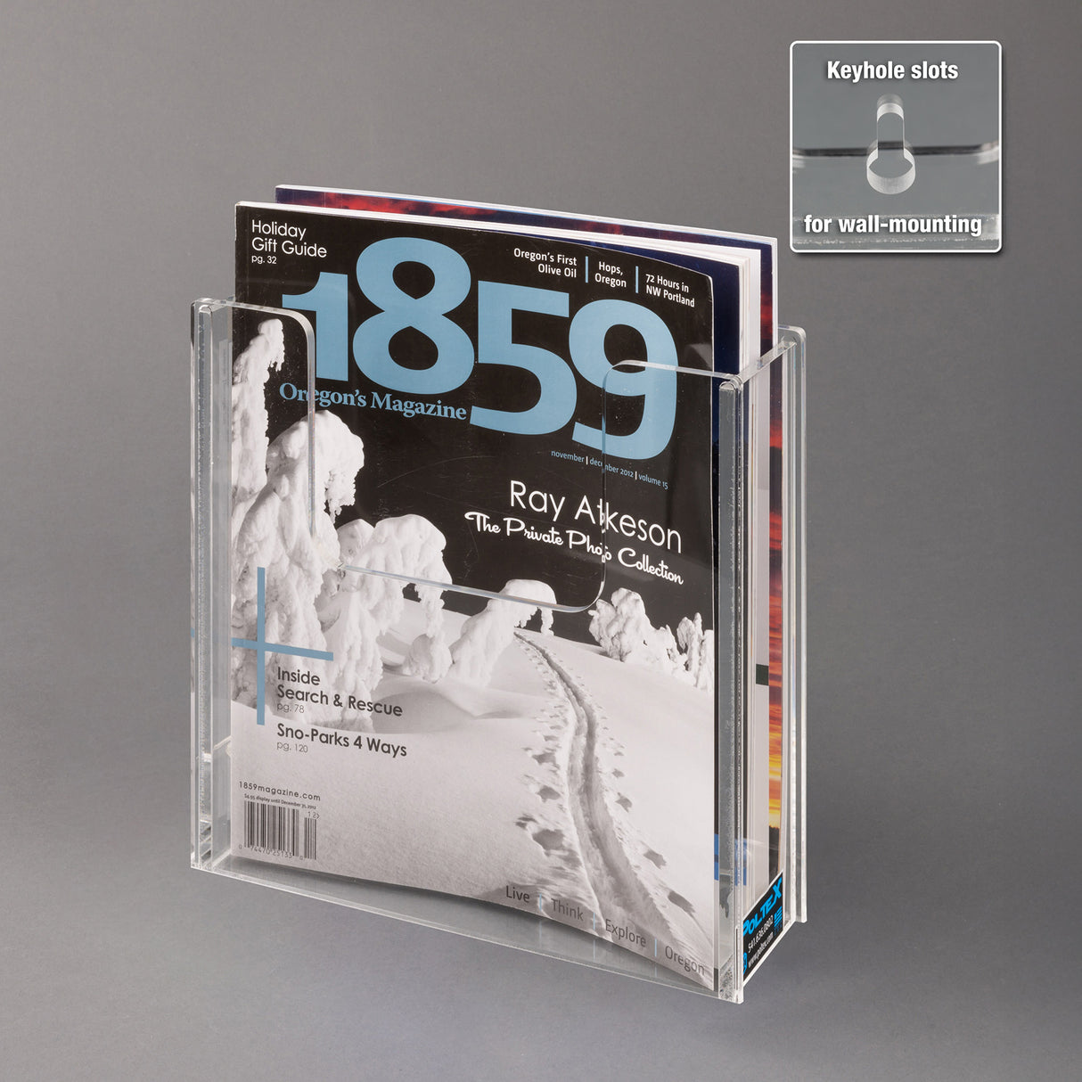 Brochure Holder 9.5Hx9Wx2.5D