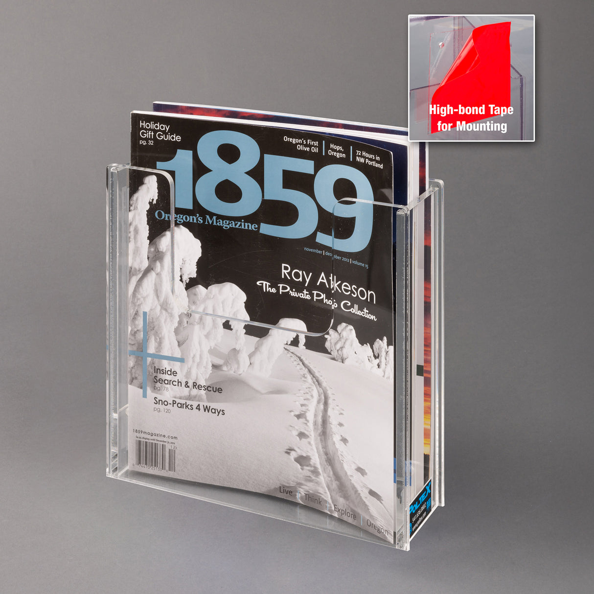 Brochure Holder 9.5Hx9Wx2.5D