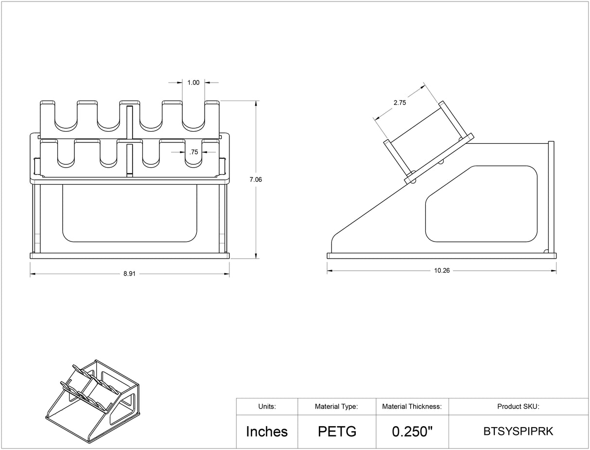 Benchtop Stack System - Pipette Rack