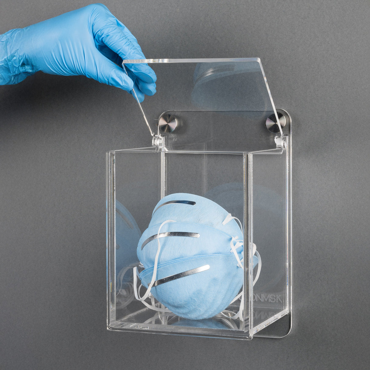 Deco Cone Mask Holder with Lid